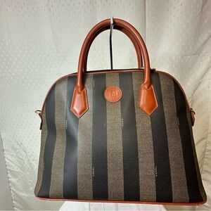 Authentic Fendi Penquin Striped Women's Bag
